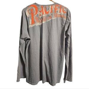 James Perse T-Shirt Mens 4 Blue Pacific World of Music Casual Luxury Sustainable